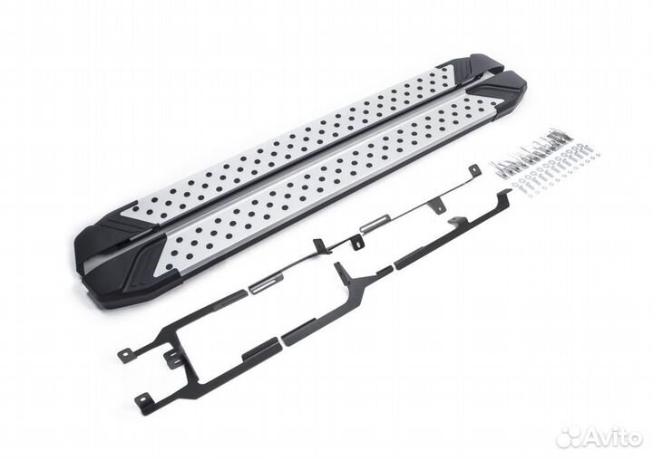 Пороги Подножки Audi Q7 2009-15 