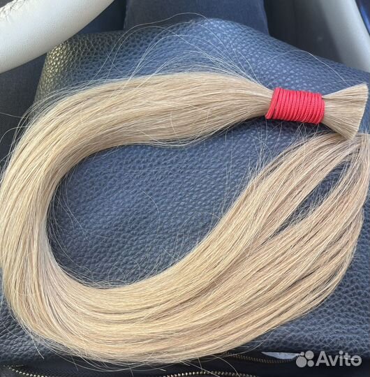 Волосы с девочки 14 лет 50 см 55 гр 8 тон