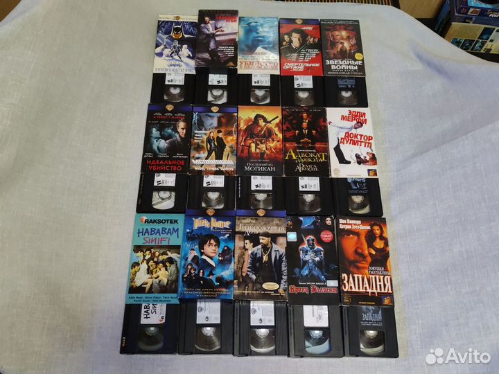 Видеокассеты с фильмами лицензия