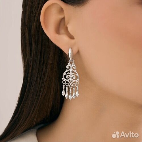 Серьги Diamant из серебра, 94-121-02373-1