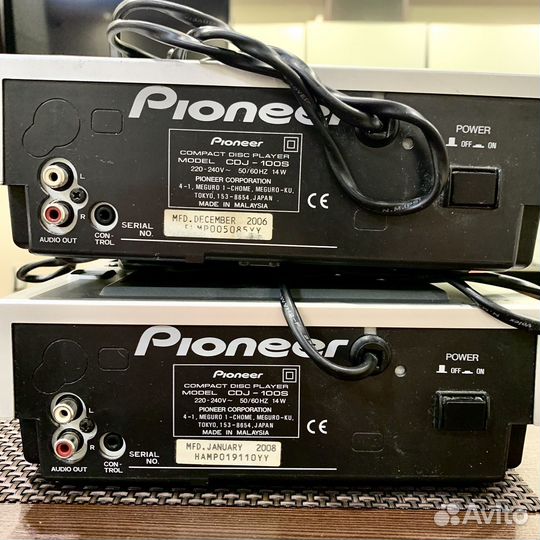 Pioneer CDJ 100 и DJ микшер Numark Matrix 2