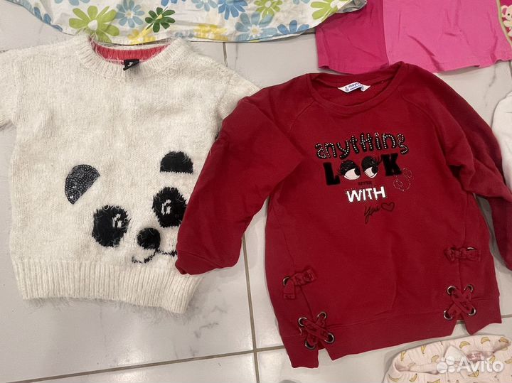 Пакет вещей на девочку 98-104