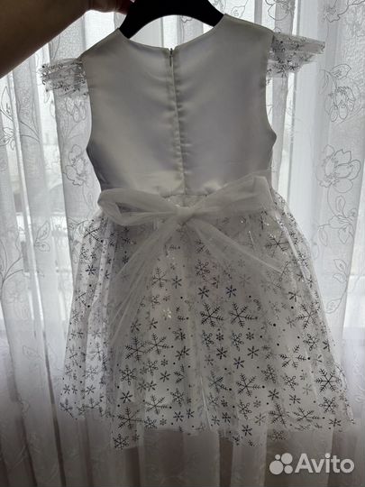 Платье снежинки