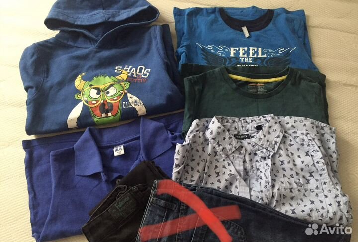 Вещи пакетом на мальчика 122