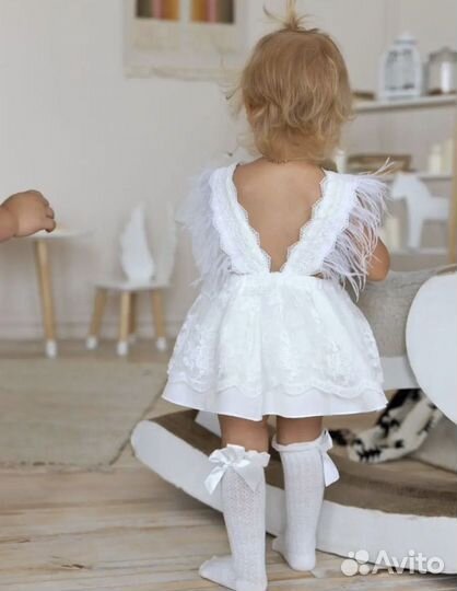 Детское нарядное платье 74-80