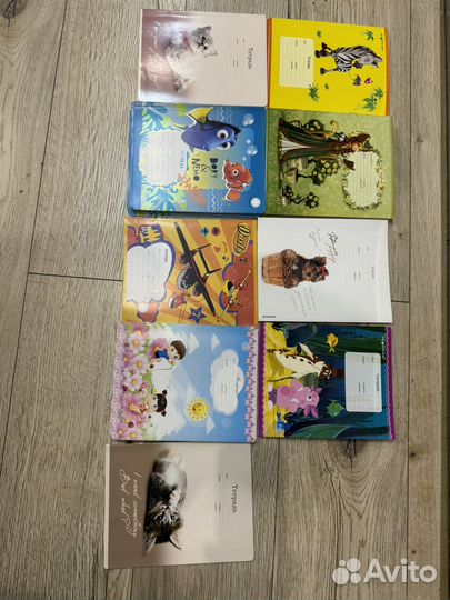 27 тетрадей с картинками 12 листов клетка