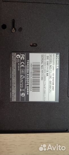 Ноутбук Toshiba satellite L350-107