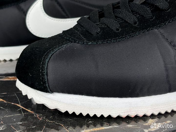 Nike Cortez Basic Nylon Black White