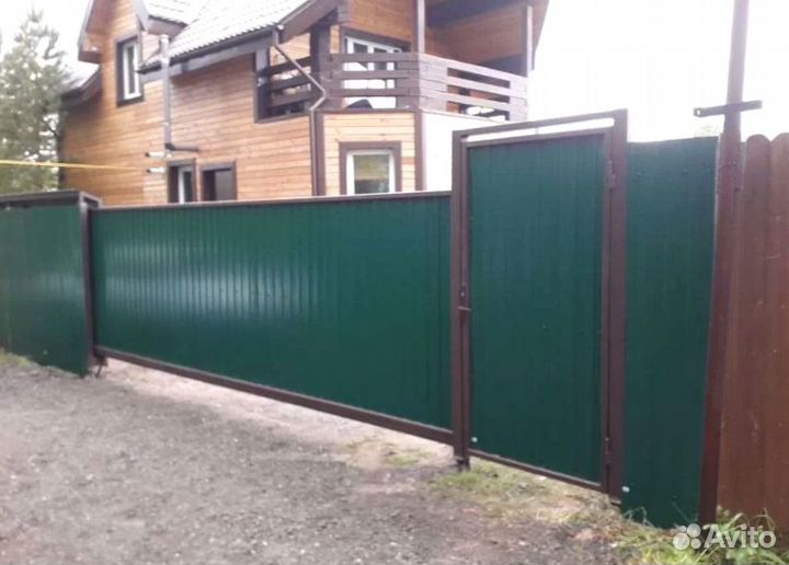 Откатные ворота 