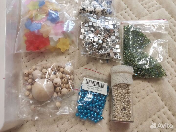 Набор для детского творчества, бисер, бусины