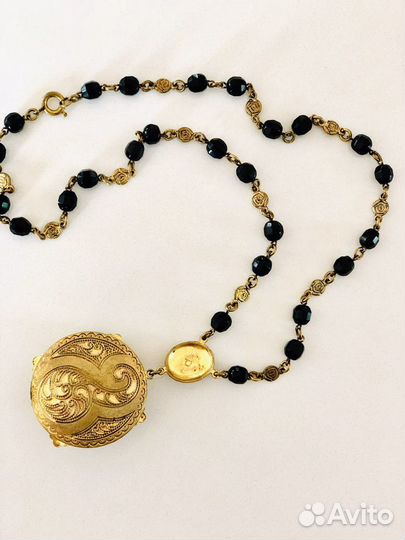 Ожерелье Портрет Дамы Эмаль Англия