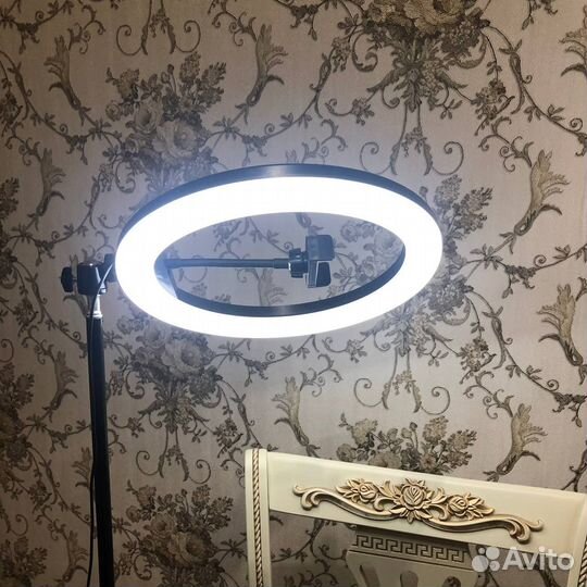 Новая кольцевая лампа 26см + штатив фото видеосвет