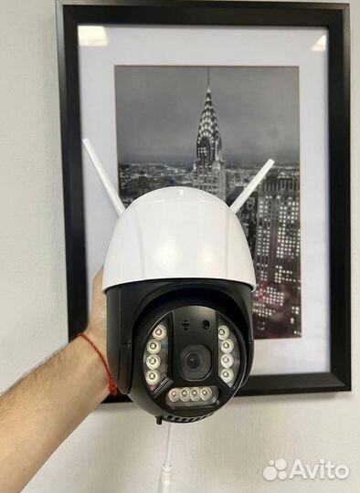 Камера видеонаблюдения wifi уличная k04/k06 новые