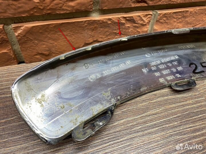 Накладка пер бампера левая Mercedes Benz GLE 2015+