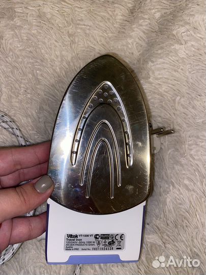 Утюг vitek vt-1230. Утюг для путешествия