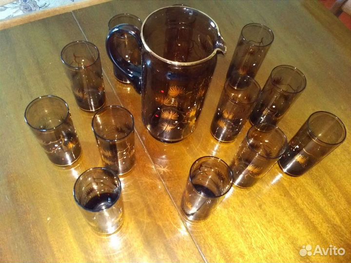Набор хрустальный. Богемия.Винтаж