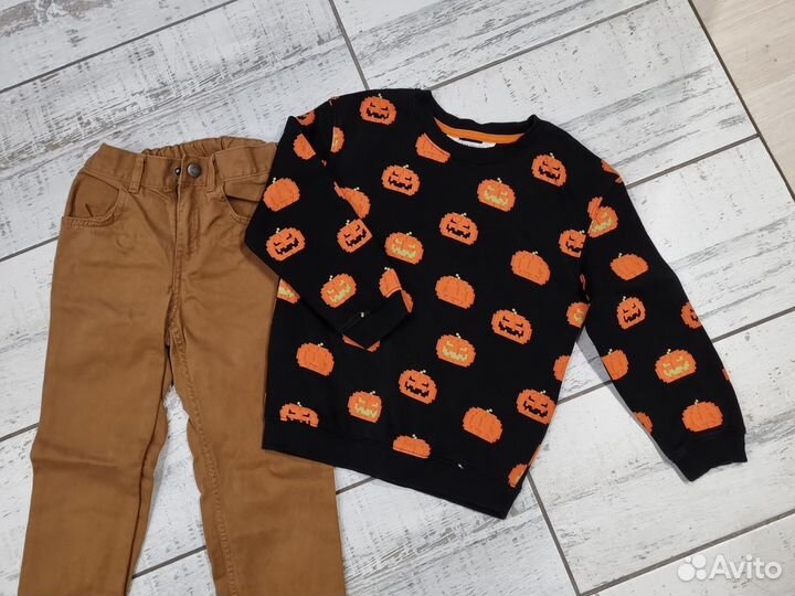 Джинсы + лонгслив h&m