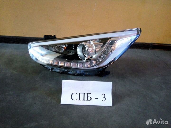 Фара левая Hyundai Solaris