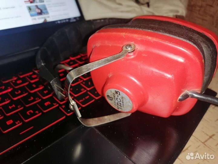 Наушники тдс-3 советские, оч хороший звук 16ом