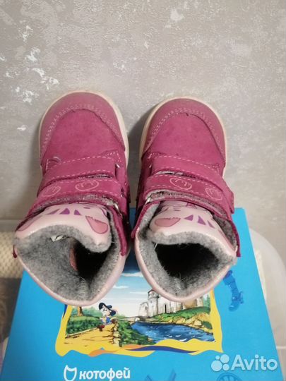 Ботинки весенние для девочки 19