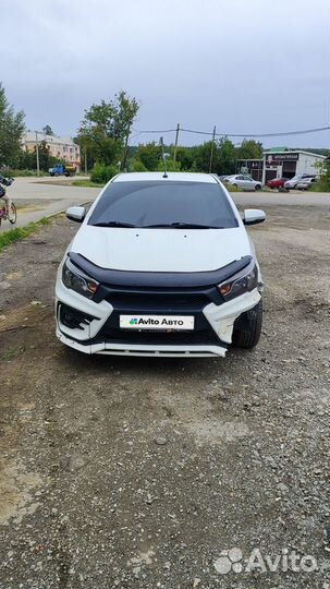 LADA Vesta 1.6 МТ, 2019, битый, 100 024 км