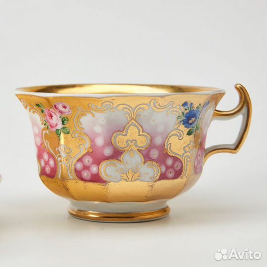 Чашка с блюдцем No.4207