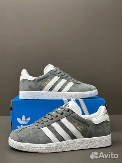 Кроссовки мужские Adidas Gazelle Gray