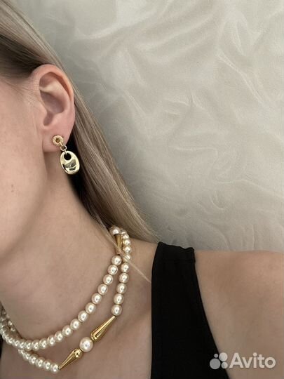 Monet клипсы винтажные