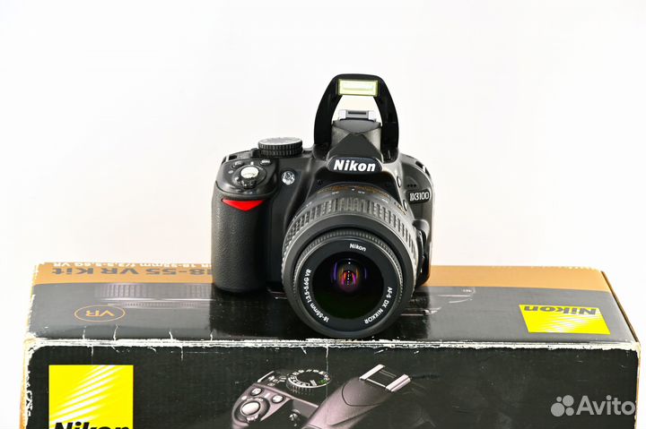 Nikon D3100 14.2MP зеркалка Kit AF-S 18-55