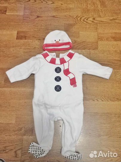 Костюм снеговика Mothercare 6-9 месяцев
