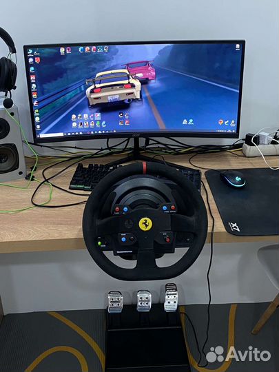 Игоровой руль thrustmaster t300 ferrari