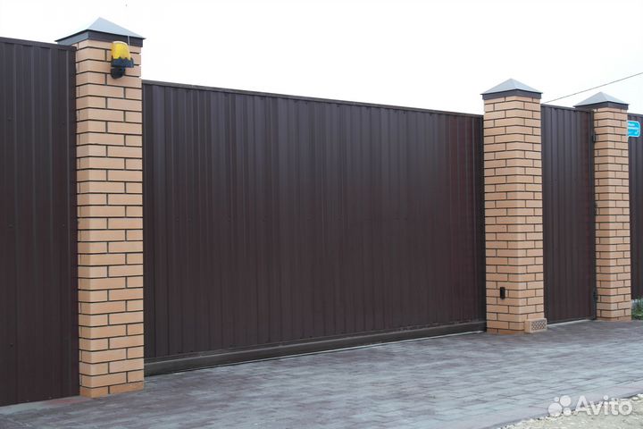 Ворота откатные 3.5 метра
