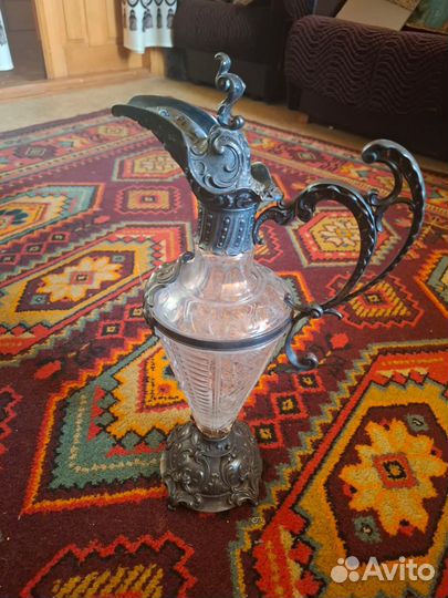 Кувшин с крышкой ГДР середины прошлого века