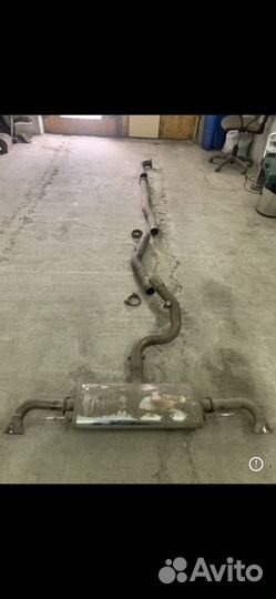 Прямой выхлоп audi ttrs 2011 j8