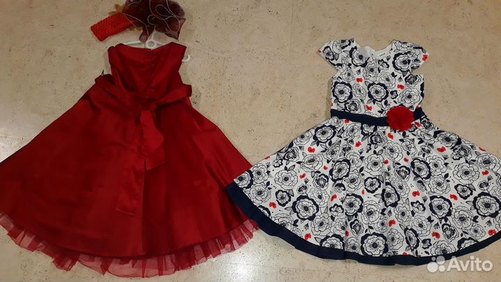 Много платьев нарядных брендовых р.104-120, +Пони