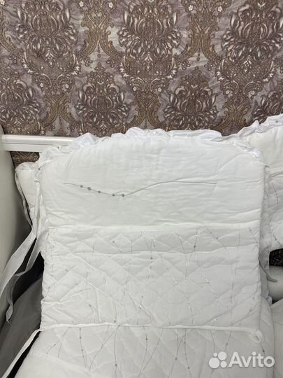 Бортики и балдахин в кроватку