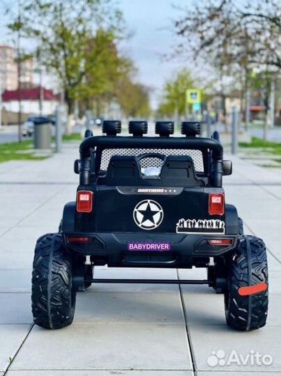 Детский электромобиль jeep 666 4x4