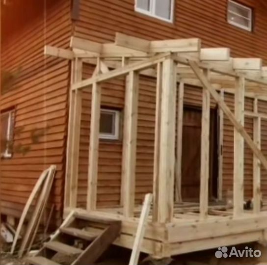 Строительство терраса веранда беседка