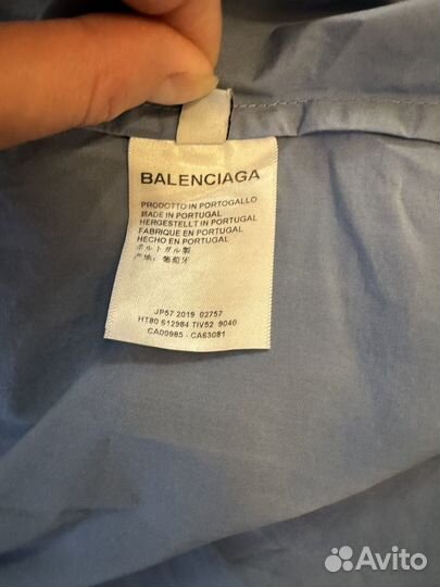 Рубашка мужская balenciaga 46 р оригинал