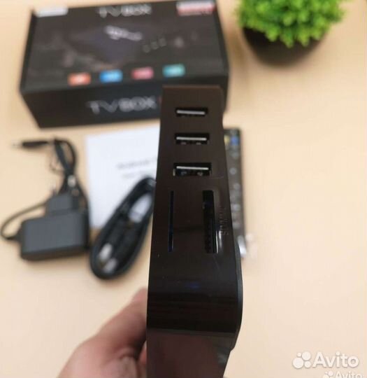 Андроид тв приставка wifi 4g 128gb