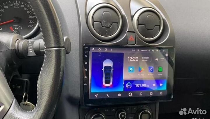 Магнитола Nissan Qashqai j10 WiFi Navi IPS