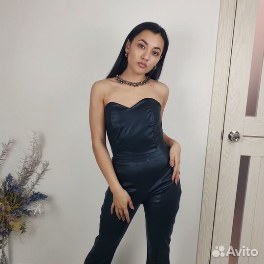 Кожаный топ Luxury