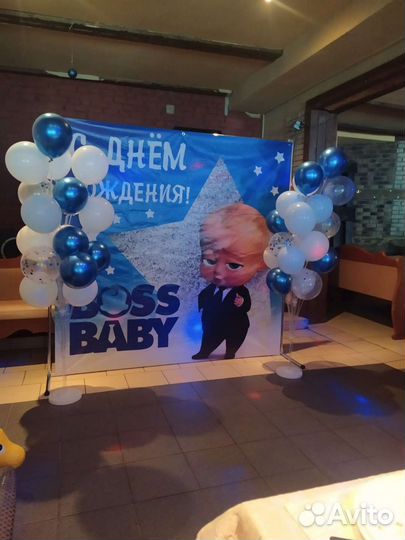 Баннер на день рождения