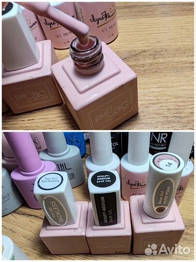 Набор гель лаков emi,grattol,nail republic,луи фил