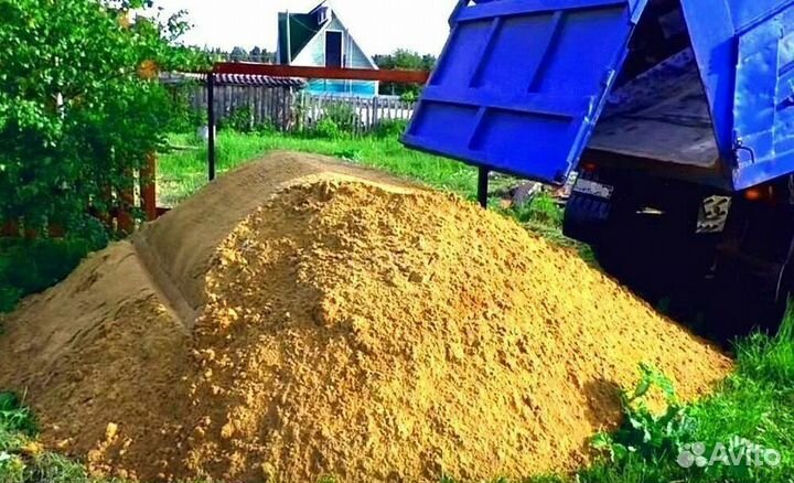 Песок, щебень, мучка, чернозём, земля, грунт