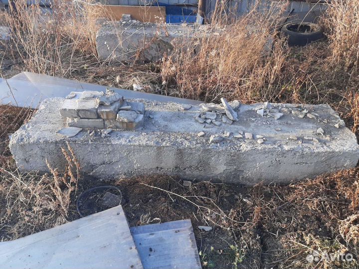 Фундаментные блоки бу балки 6м