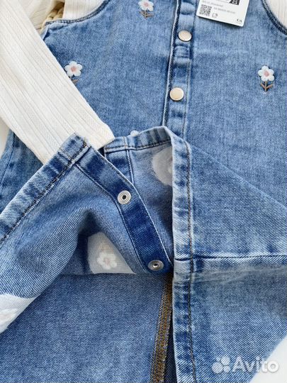 Сарафан и лонгслив для девочки C&A новый 98