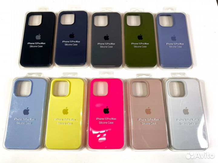 Чехлы на iPhone 15 Pro Max (Silicone Case)