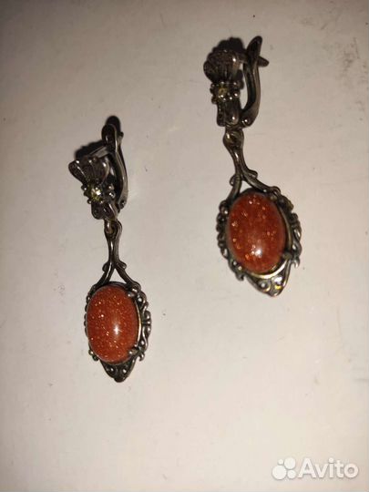 Серьги из мельхиора