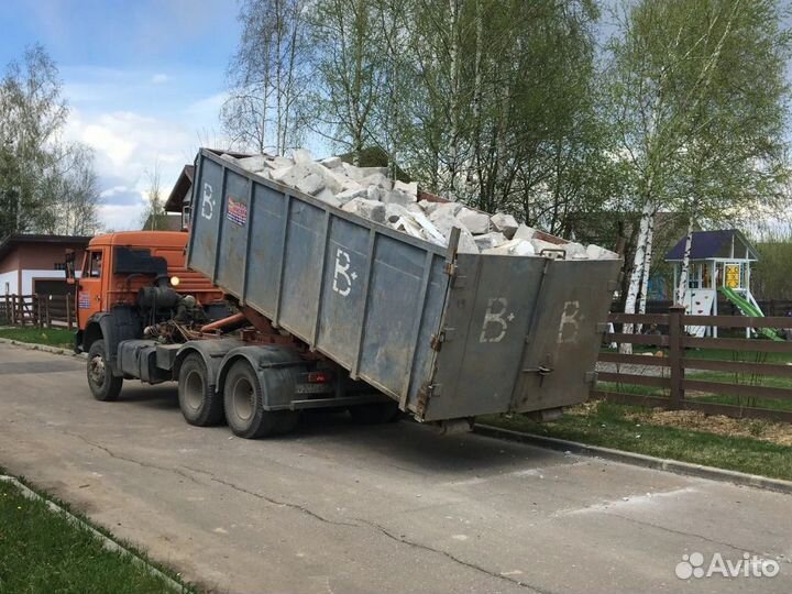 Вывоз мусора контейнер, газель, самосвал